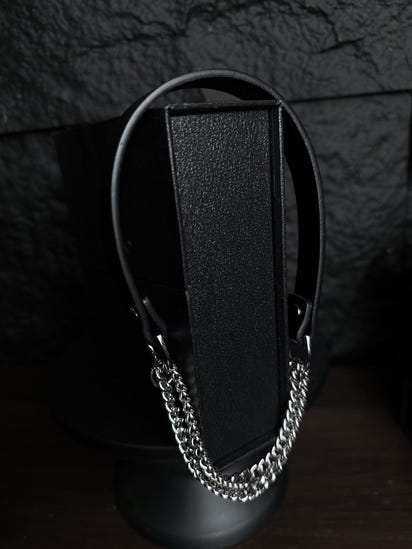Handcrafted PU Leather Triple-Chain Choker Collar – Adjustable Statement Streetwear Necklace