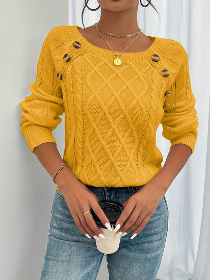 CozyRich™ Cable Sweater