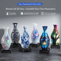 3D Puzzle Vase – Elegant Decorative Art for Home & Gifting