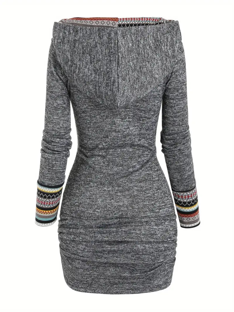 TribalHood™ Cozy Hooded Dress