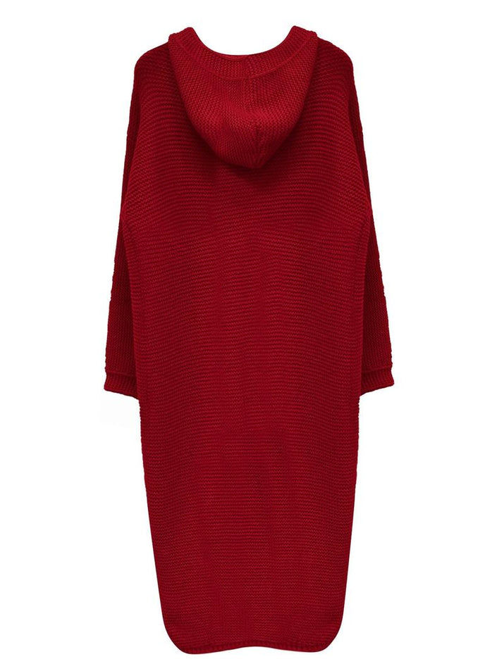 Women's Hooded Knit Cardigan