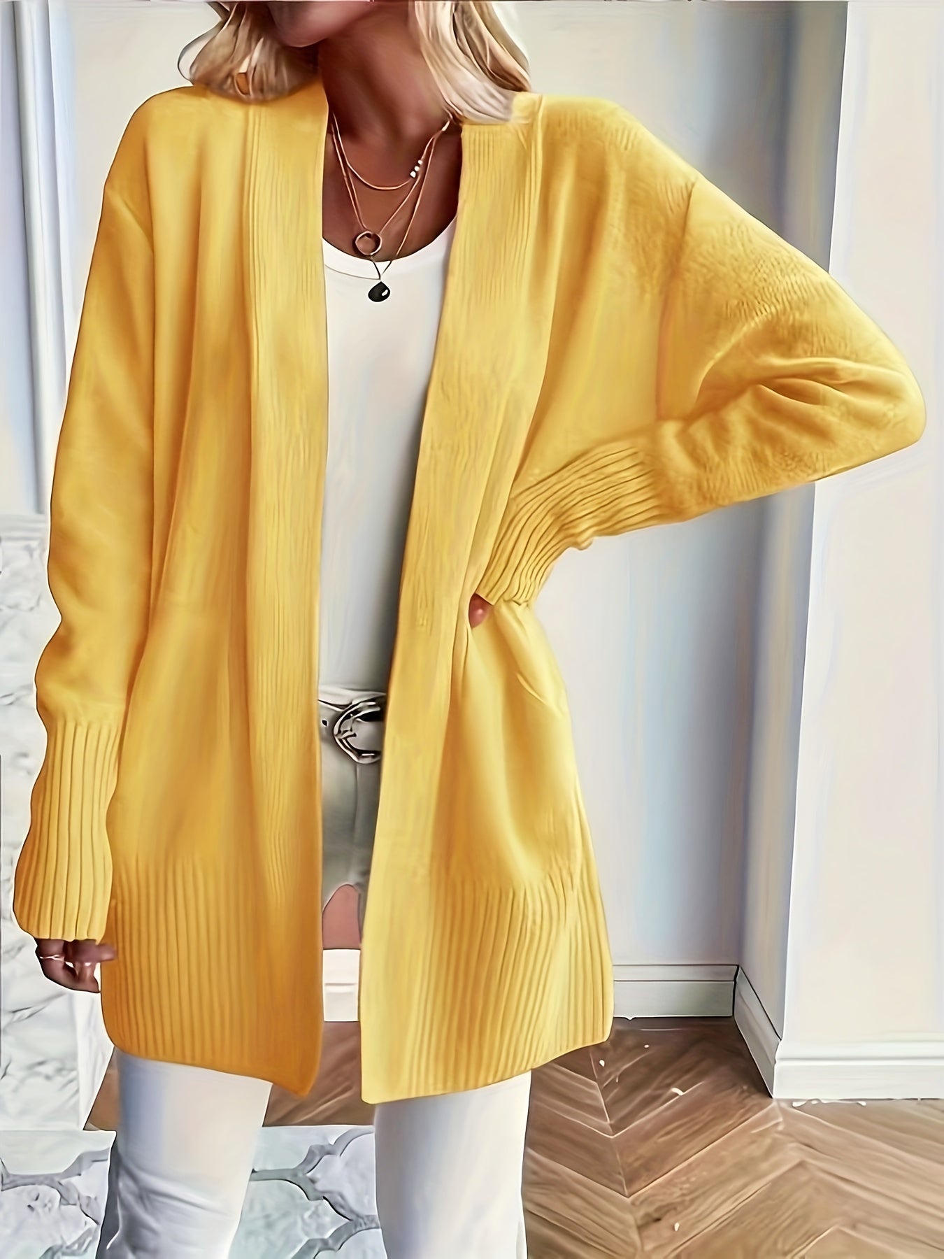 EasyWear™ Open Front Cardigan