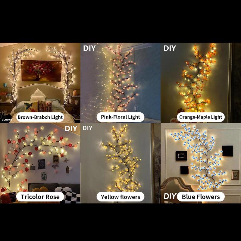 LED Tree Branch Light - USB Powered Decorative Lamp