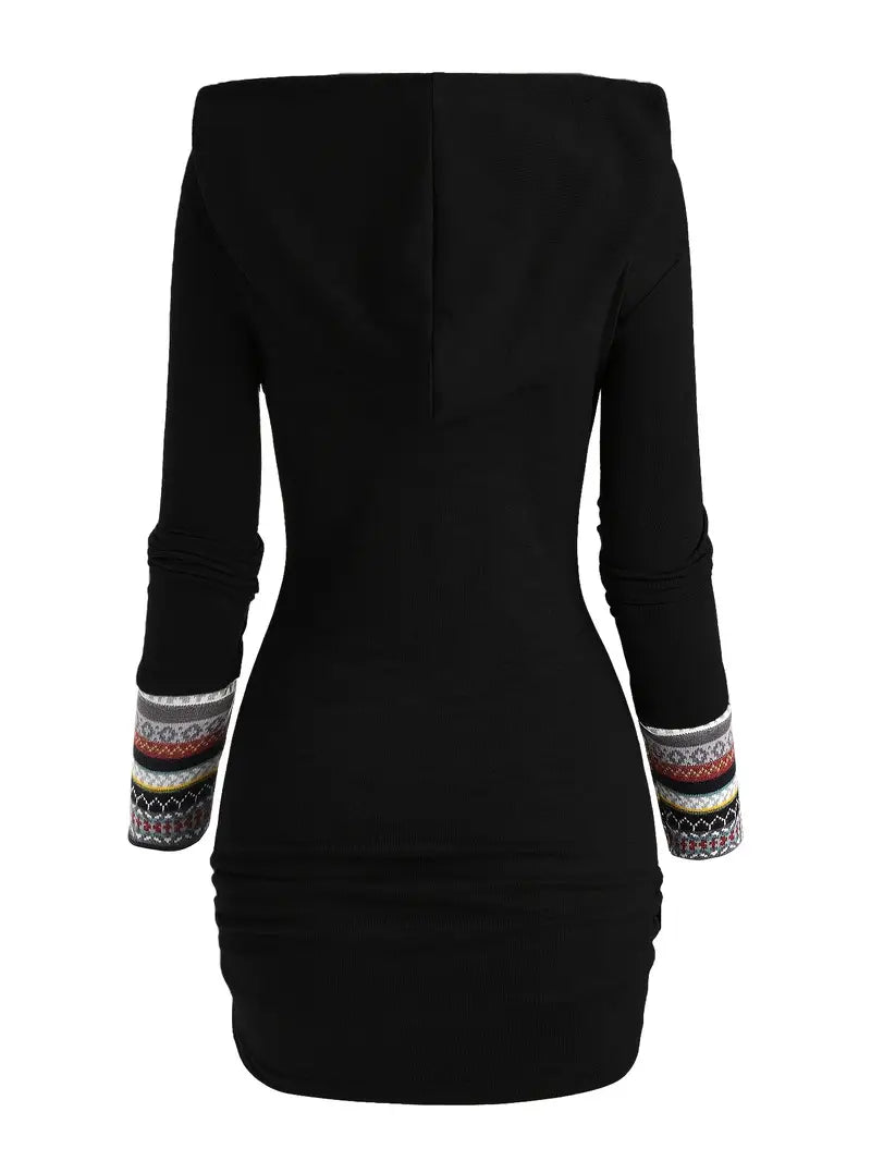 TribalHood™ Cozy Hooded Dress