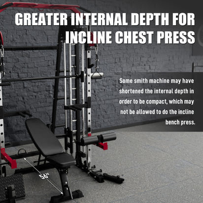 All-in-One 2200lbs Smith Machine Home Gym