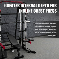 All-in-One 2200lbs Smith Machine Home Gym