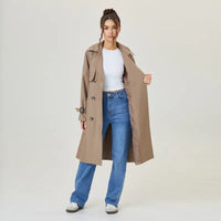 CatchMe' Women’s High-Waist Wide Leg Denim Jeans with Pockets