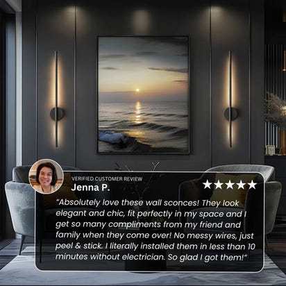 NørLight™ Wireless Nordic LED Wall Lamp