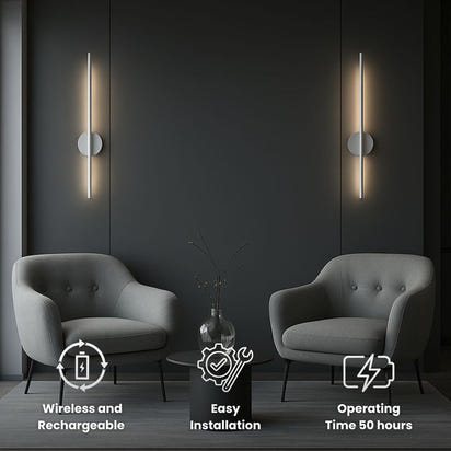 NørLight™ Wireless Nordic LED Wall Lamp