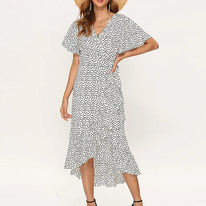 Flora™ — Elegant Wrap Maxi Dress