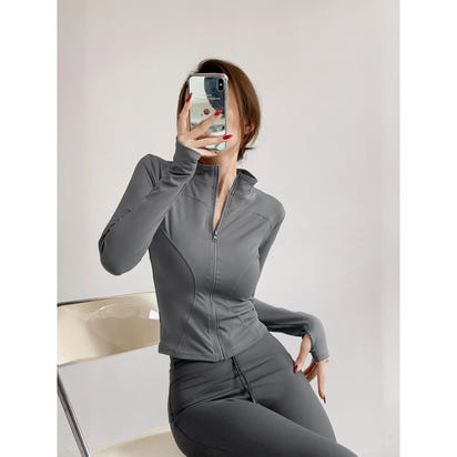 SculptFit Zip Jacket — Slim, Chic & Sporty