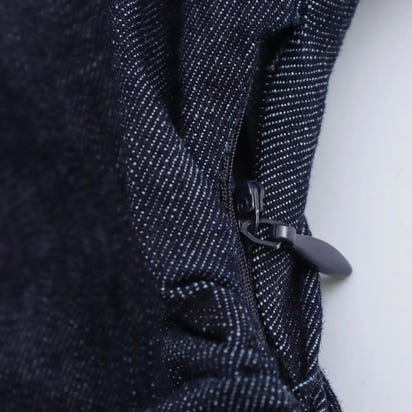 Autumn' Elegant Denim Midi Dress