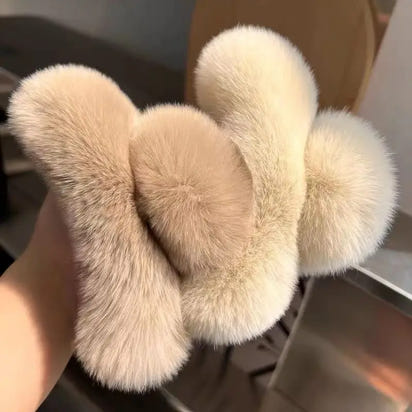 Luxury Plush Hair Clip