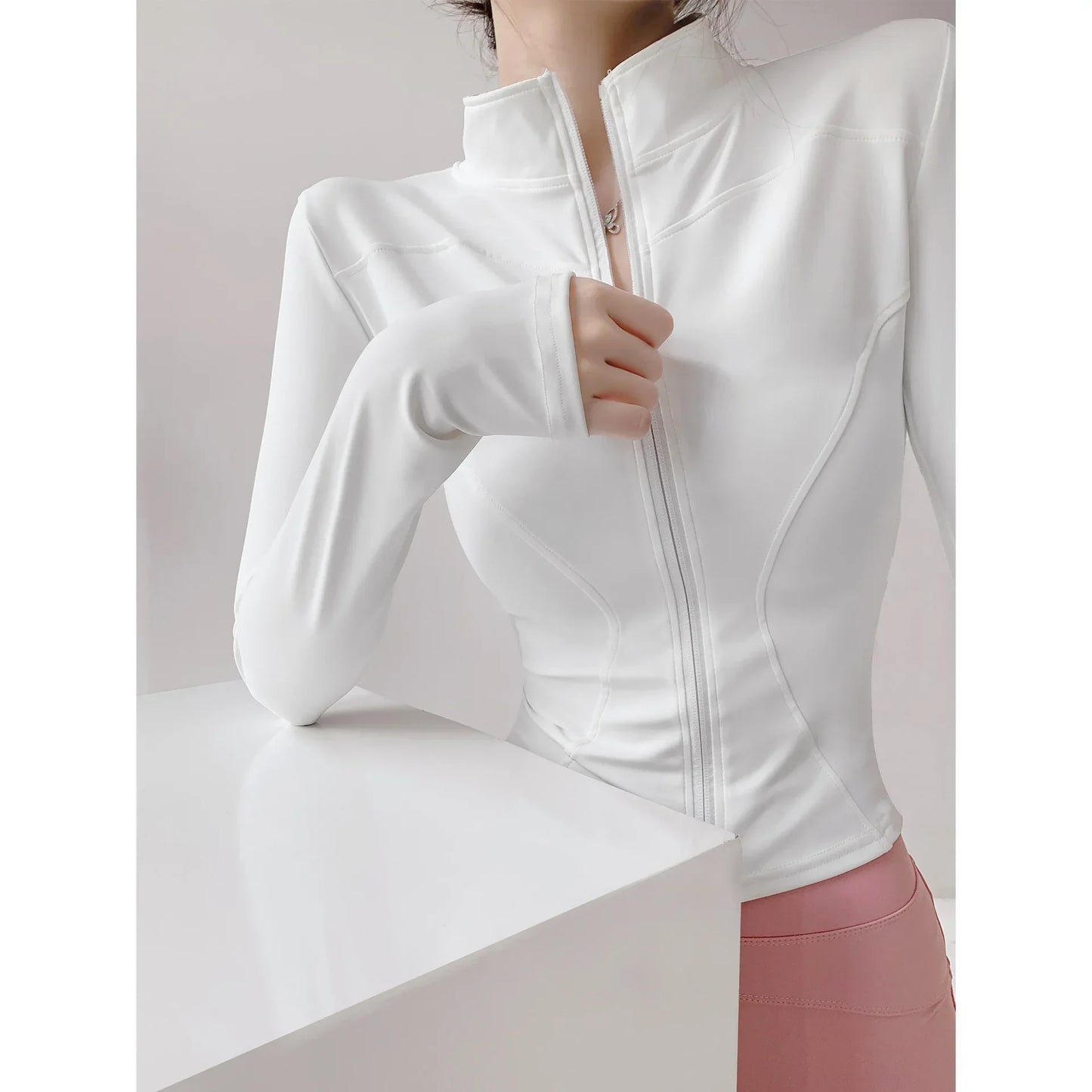 SculptFit Zip Jacket — Slim, Chic & Sporty