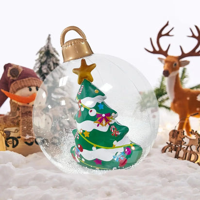 MerryBubbles™ Inflatable Christmas Ornaments – Adorable Floating Holiday Balls for Indoor & Outdoor Decoration