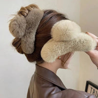 Luxury Plush Hair Clip