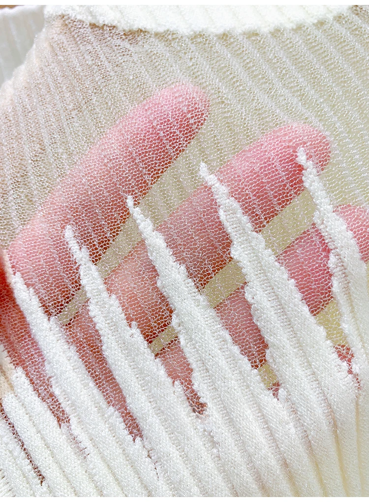 Y2K Mesh Knitted Sleeveless Top