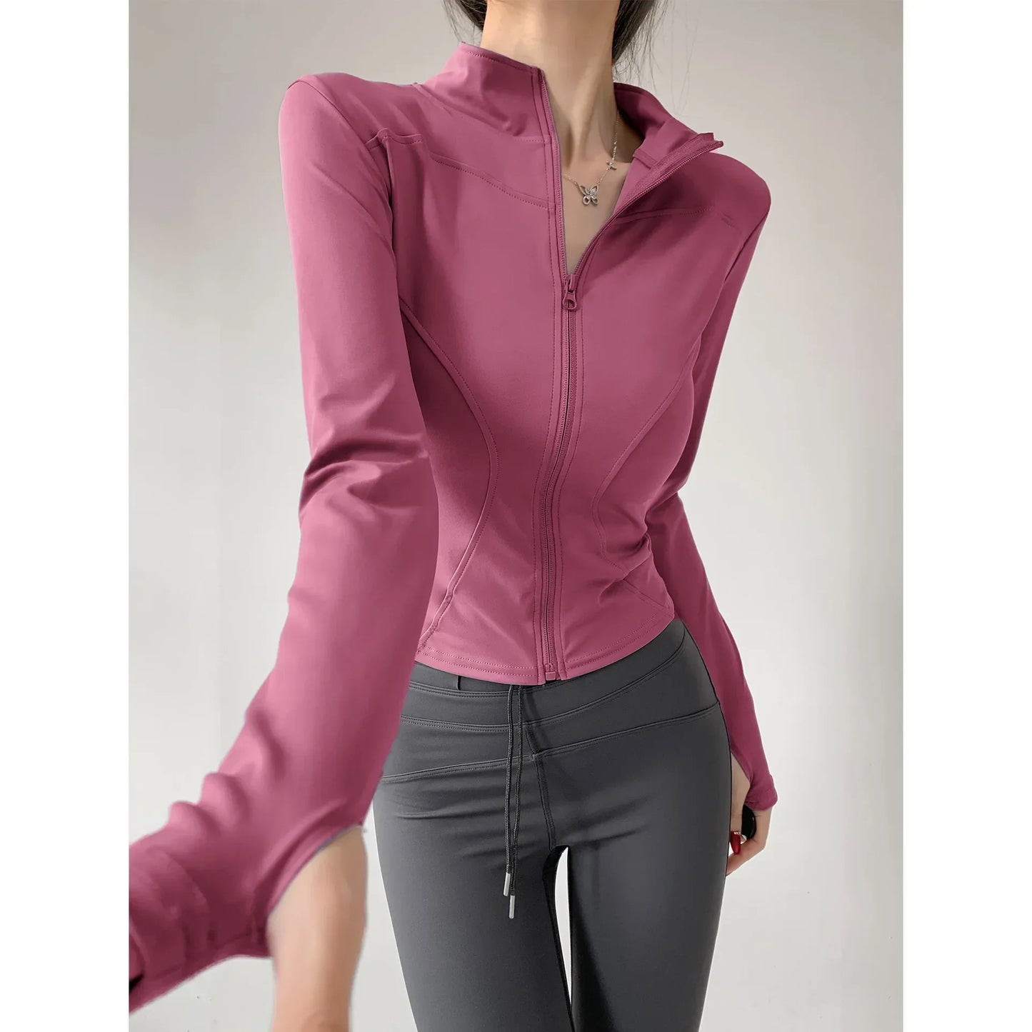 SculptFit Zip Jacket — Slim, Chic & Sporty