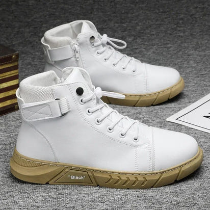 Fashion Men’s Leather Boots — Waterproof & Stylish