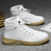 Fashion Men’s Leather Boots — Waterproof & Stylish