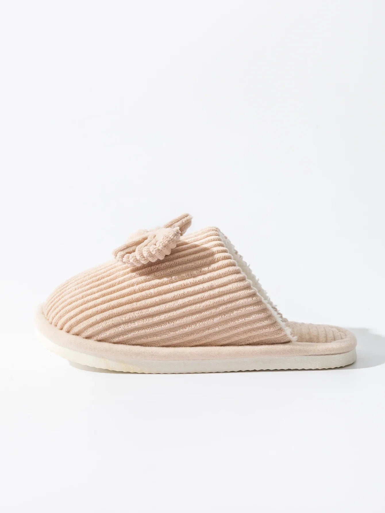 Women's Bow Slippers – Cozy Fall/Winter Indoor Shoes