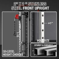 All-in-One 2200lbs Smith Machine Home Gym