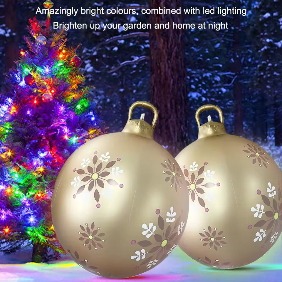 MerryBubbles™ Inflatable Christmas Ornaments – Adorable Floating Holiday Balls for Indoor & Outdoor Decoration