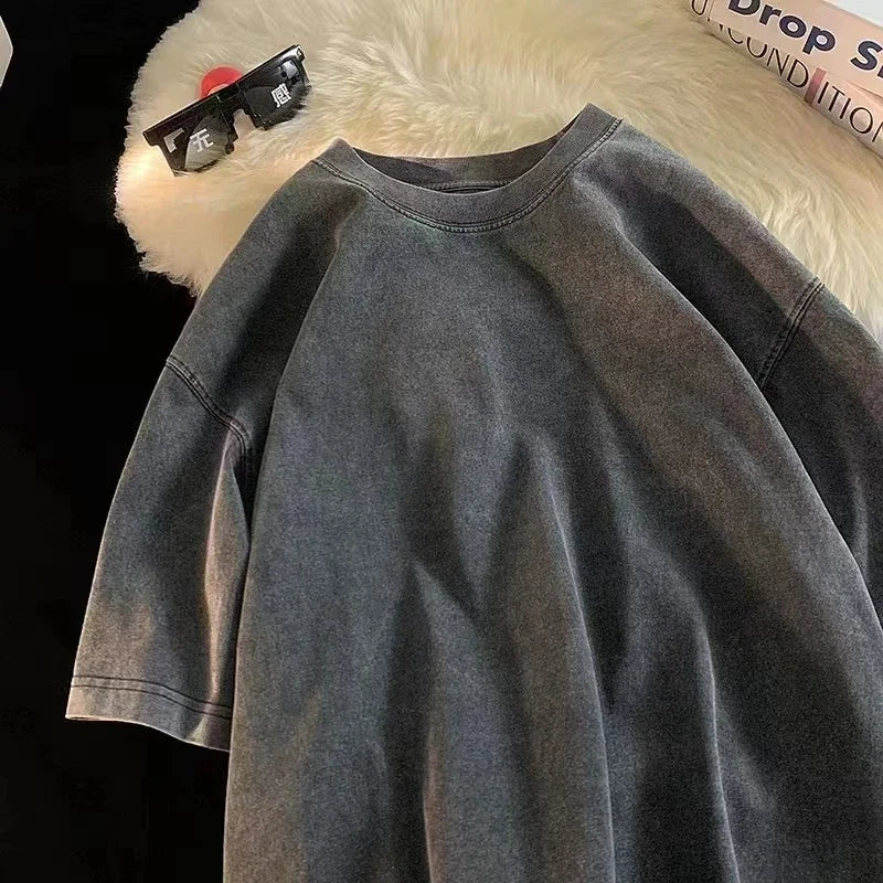 Vintage Washed Oversized T-Shirt – Street Essential