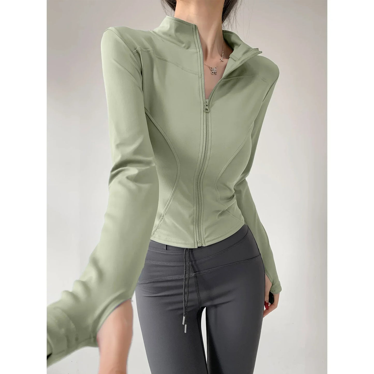 SculptFit Zip Jacket — Slim, Chic & Sporty