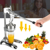 Manual MCJ2 Stainless Steel Juicer – Fresh Power in Your Hands