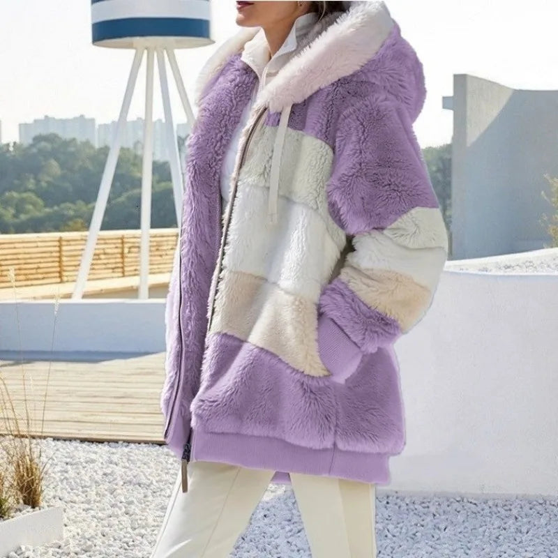 Cozy Winter Coat for Women – Soft & Loose Fit