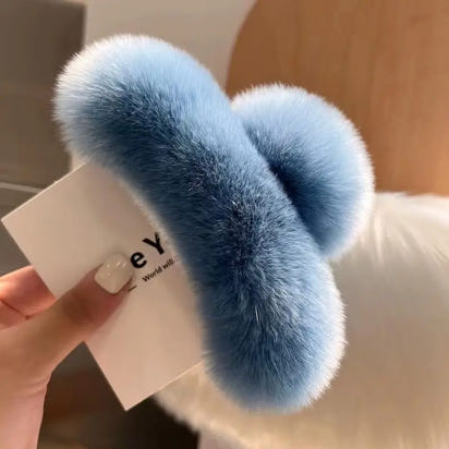 Luxury Plush Hair Clip