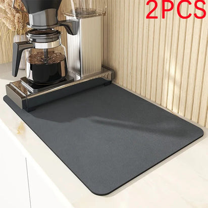 Super Absorbent Anti-Skid Kitchen Drying Mat — Quick Dry & Multi-Use