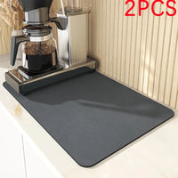 Super Absorbent Anti-Skid Kitchen Drying Mat — Quick Dry & Multi-Use