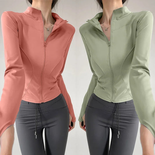 SculptFit Zip Jacket — Slim, Chic & Sporty