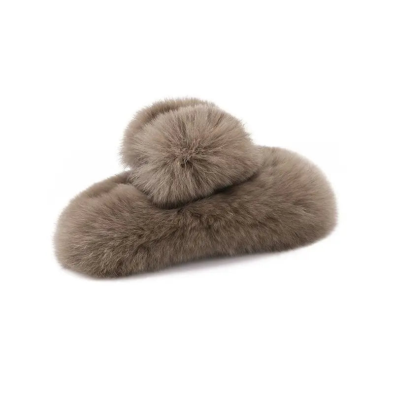 Luxury Plush Hair Clip