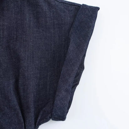 Autumn' Elegant Denim Midi Dress