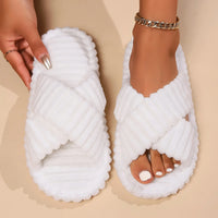 Women's Plush Moon Slippers – Warm & Thick-Soled