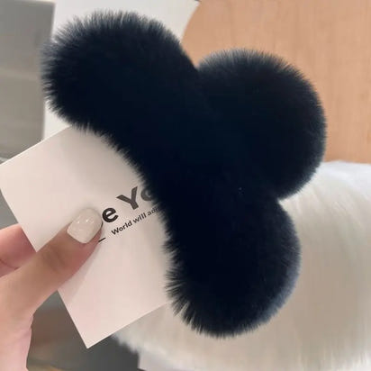 Luxury Plush Hair Clip