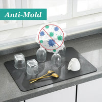 Super Absorbent Anti-Skid Kitchen Drying Mat — Quick Dry & Multi-Use