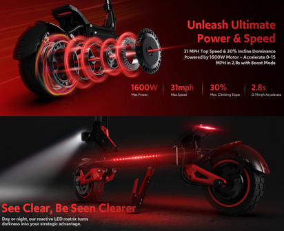 High-Performance 1600W E-Scooter – 11