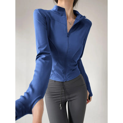 SculptFit Zip Jacket — Slim, Chic & Sporty