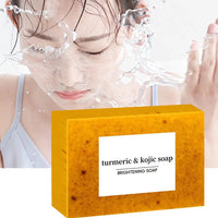 🌿Turmeric Kojic Acid Whitening Soap – Brighten, Heal & Glow Naturally