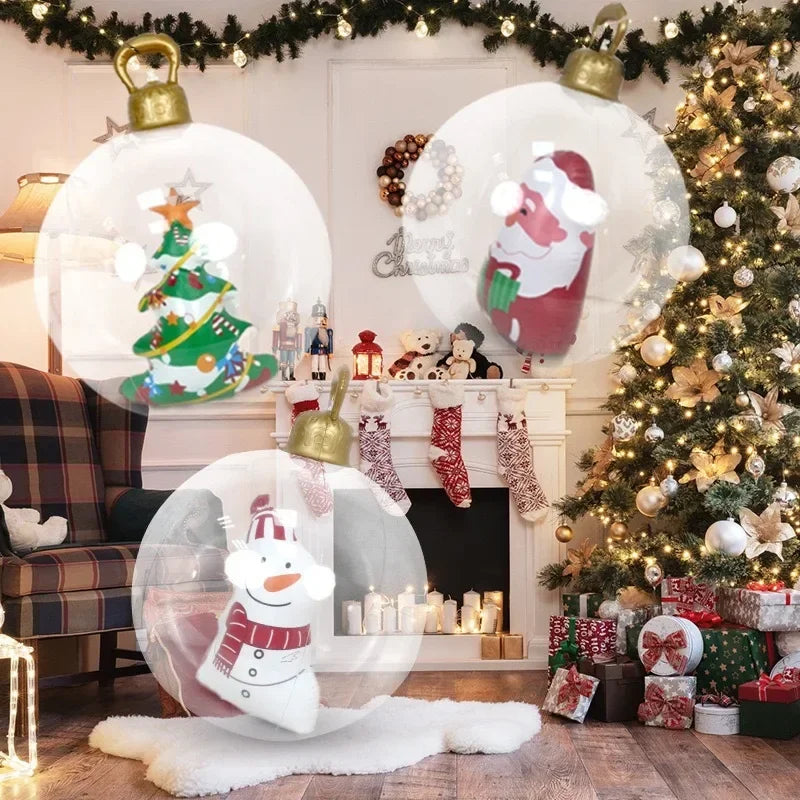 MerryBubbles™ Inflatable Christmas Ornaments – Adorable Floating Holiday Balls for Indoor & Outdoor Decoration