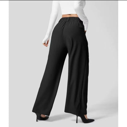 Flex High-Waist Waffle Work Pants