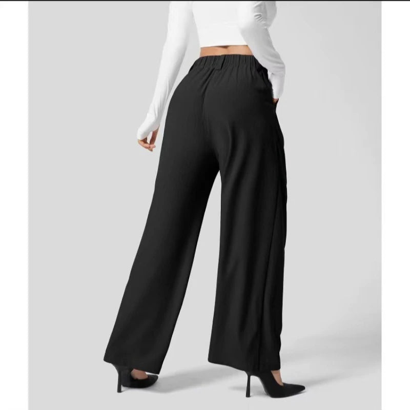 Flex High-Waist Waffle Work Pants