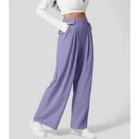 Flex High-Waist Waffle Work Pants