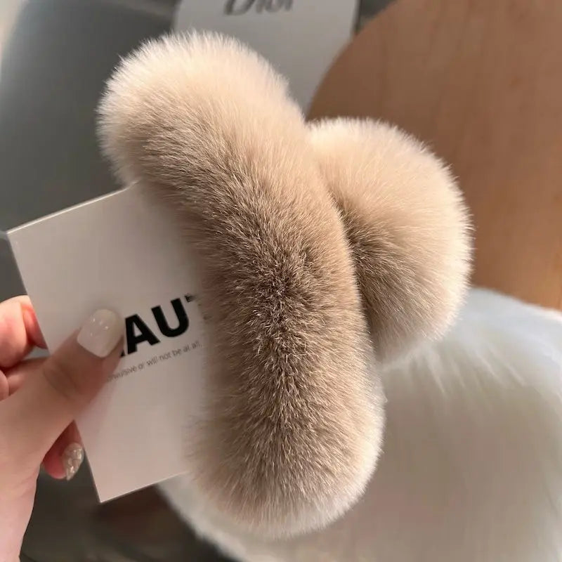 Luxury Plush Hair Clip