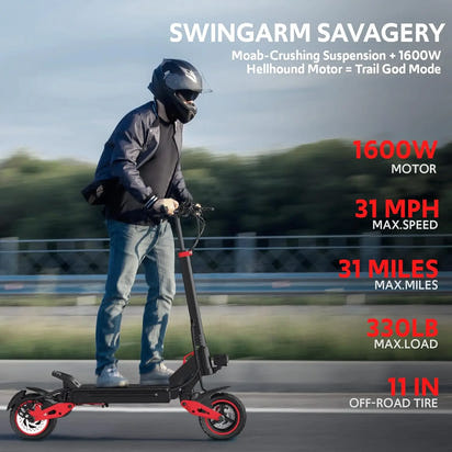 High-Performance 1600W E-Scooter – 11