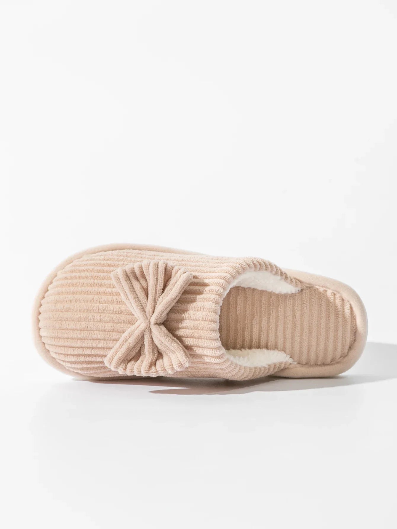 Women's Bow Slippers – Cozy Fall/Winter Indoor Shoes